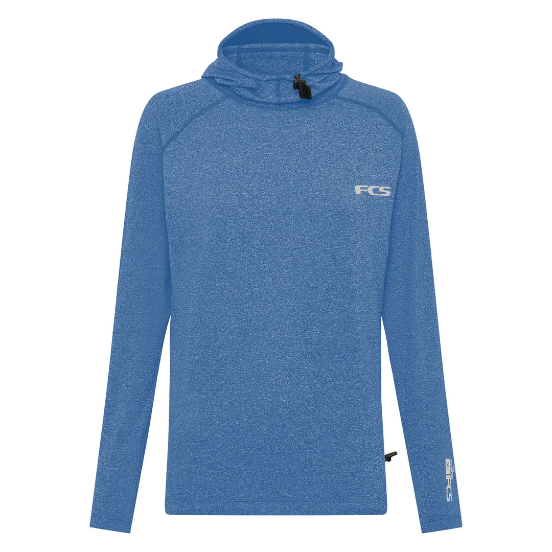 FCS Essential Hooded Long Sleeve Rash Vest
