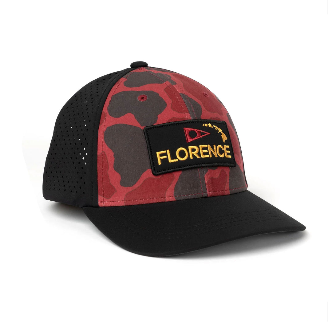 Florence Camo Airtex Trucker Hat