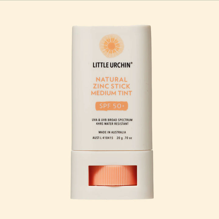 Little Urchin Natural Zinc Stick Medium Tint SPF50+