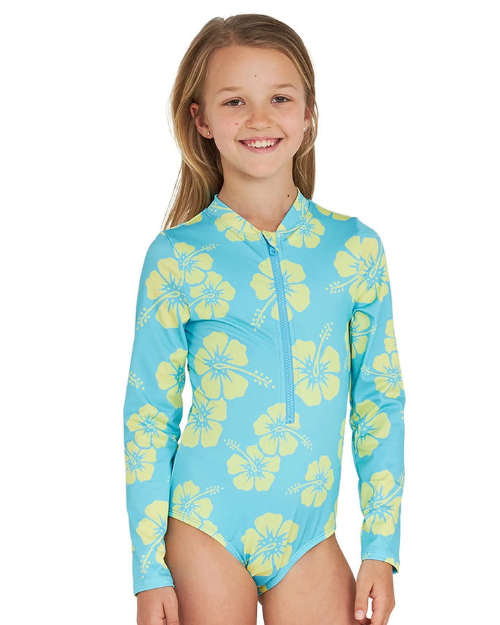 Okanui Girls Long Sleeve One Piece