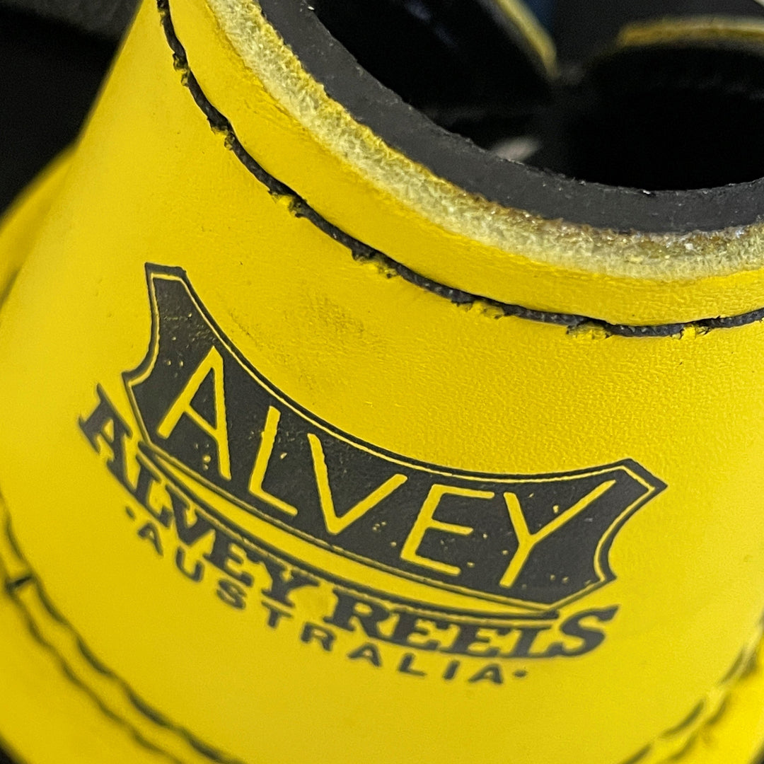 Alvey Leather Rod Bucket