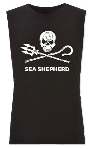 Sea Shepherd Jolly Roger Unisex Muscle Tee