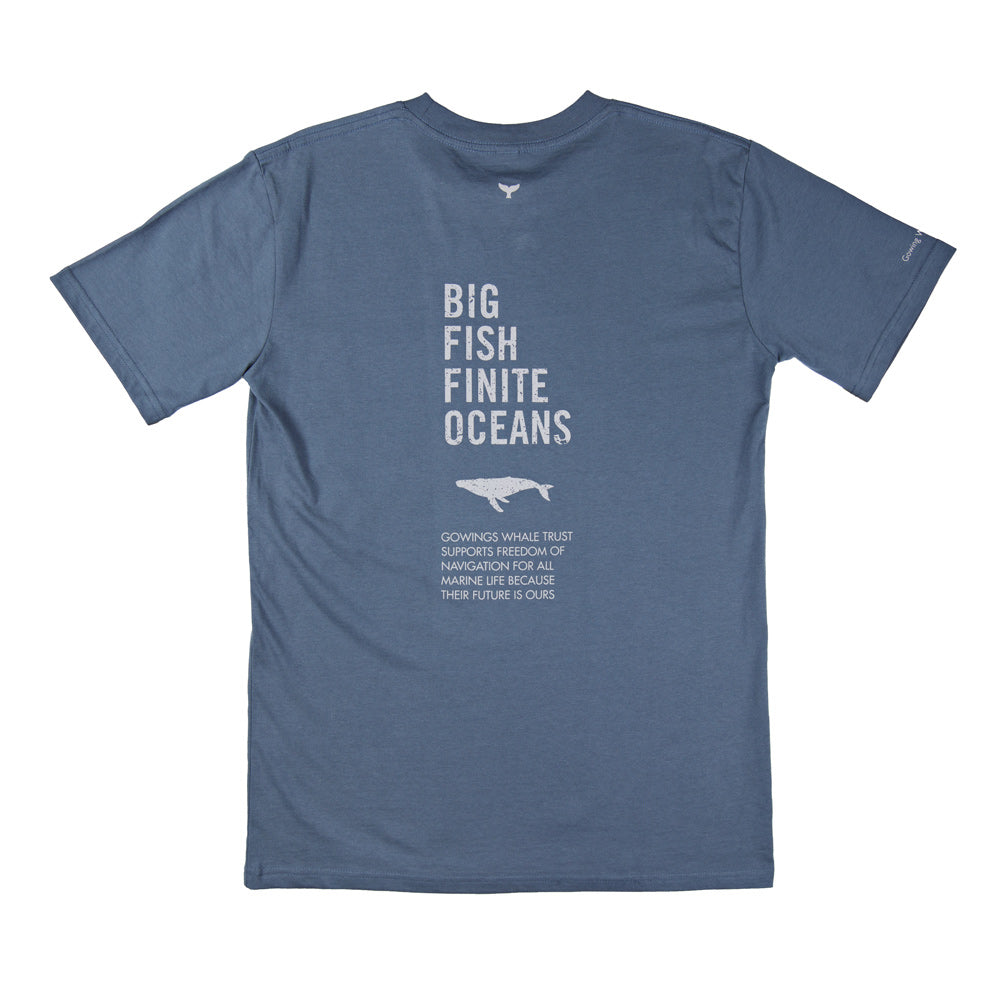 Whale Trust Finite Oceans Pocket Tee