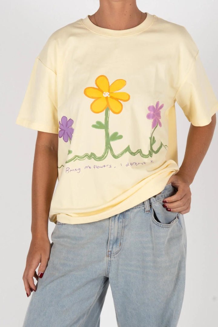 Inner Relm Bring Me Flowers Tee - Gowings Pacific Trader
