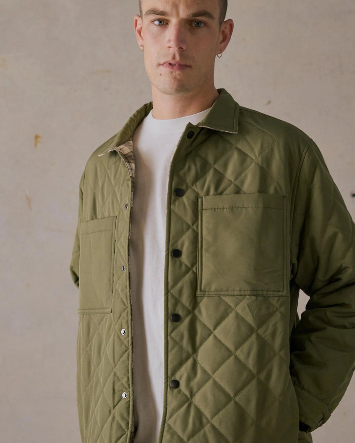 McTavish Reversible Quilted Jacket - Gowings Pacific Trader