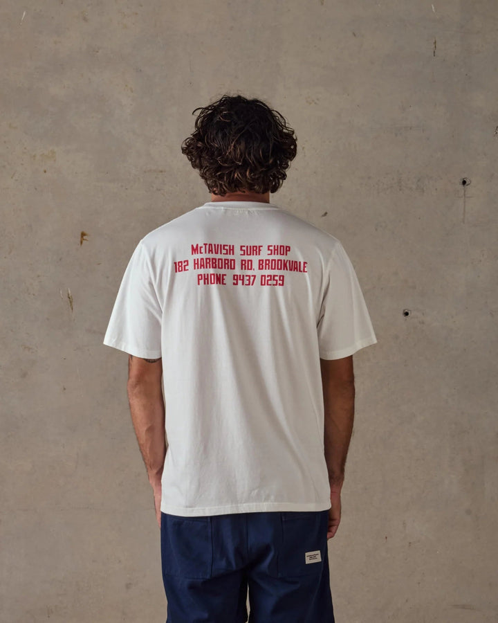 McTavish Brookvale Surf Shop Tee - Gowings Pacific Trader