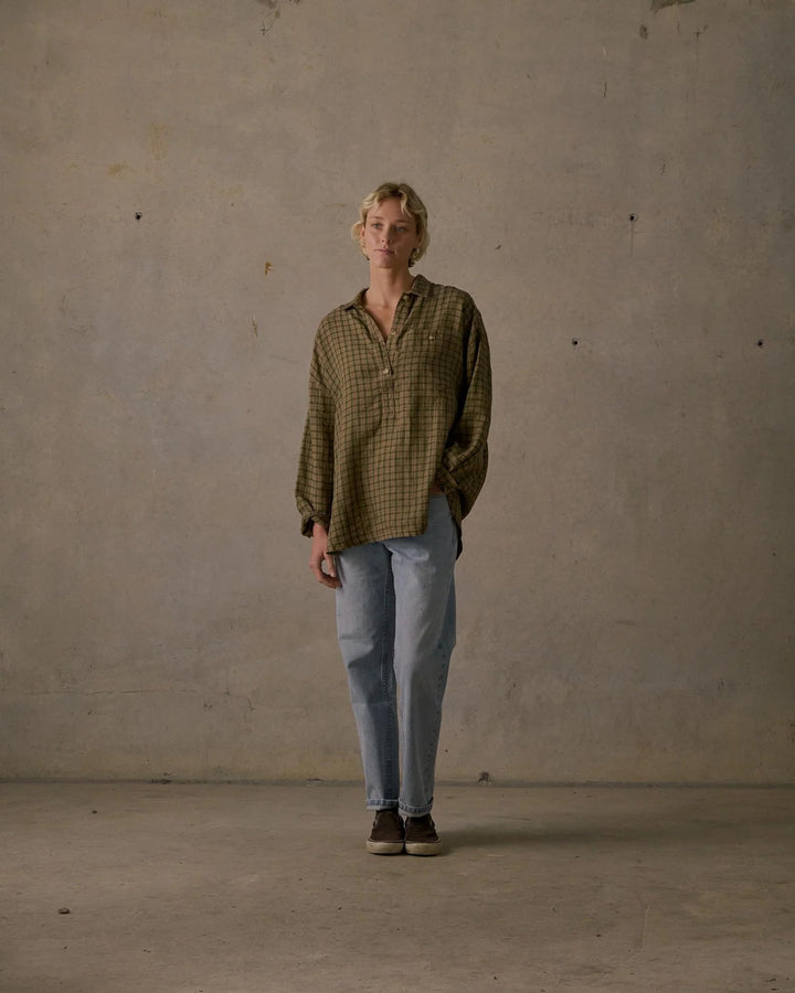 McTavish Patio Check Pullover - Gowings Pacific Trader