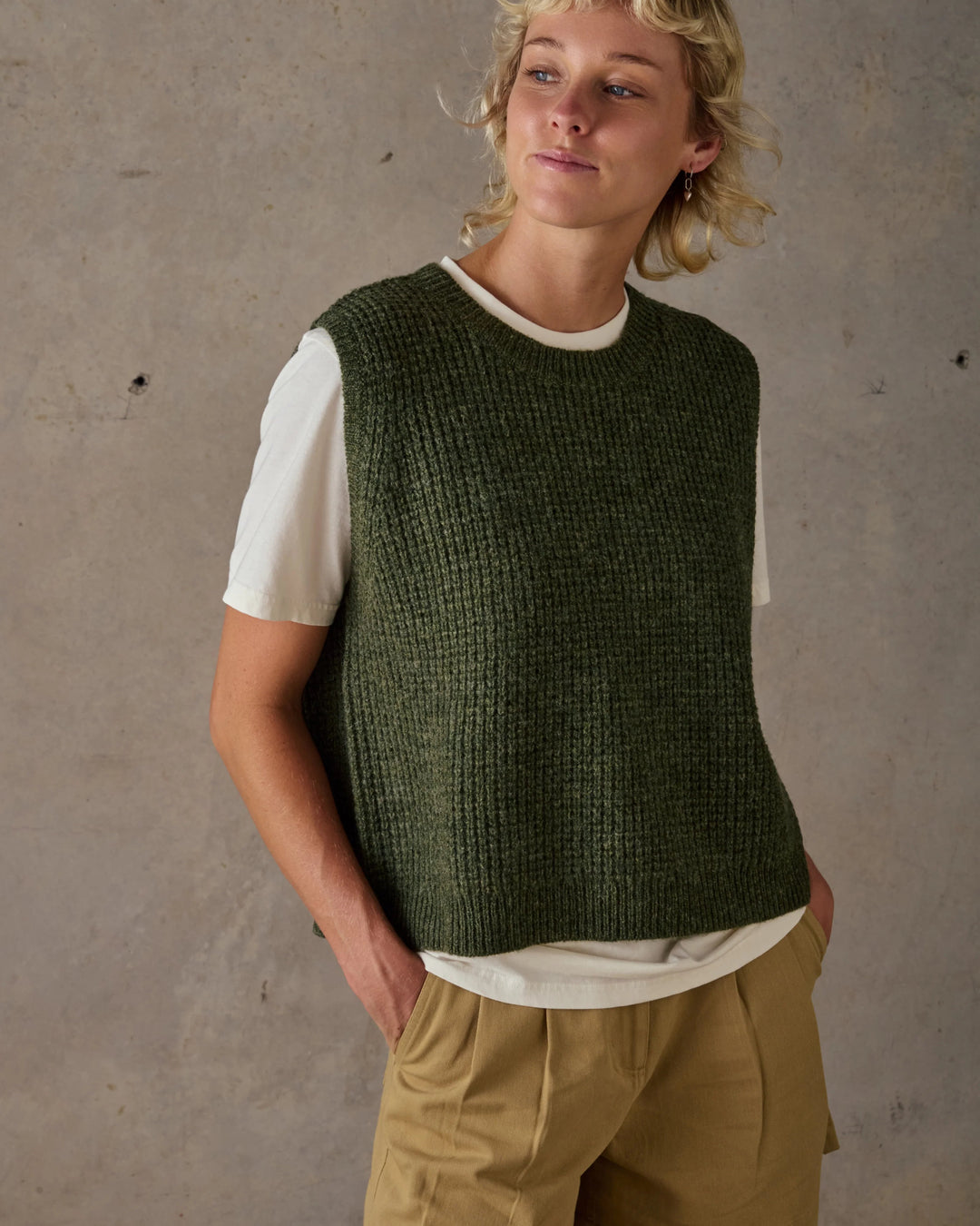 McTavish Knit Vest - Gowings Pacific Trader