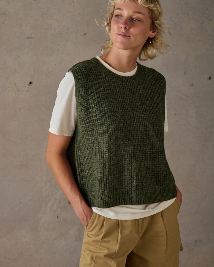 McTavish Knit Vest - Gowings Pacific Trader