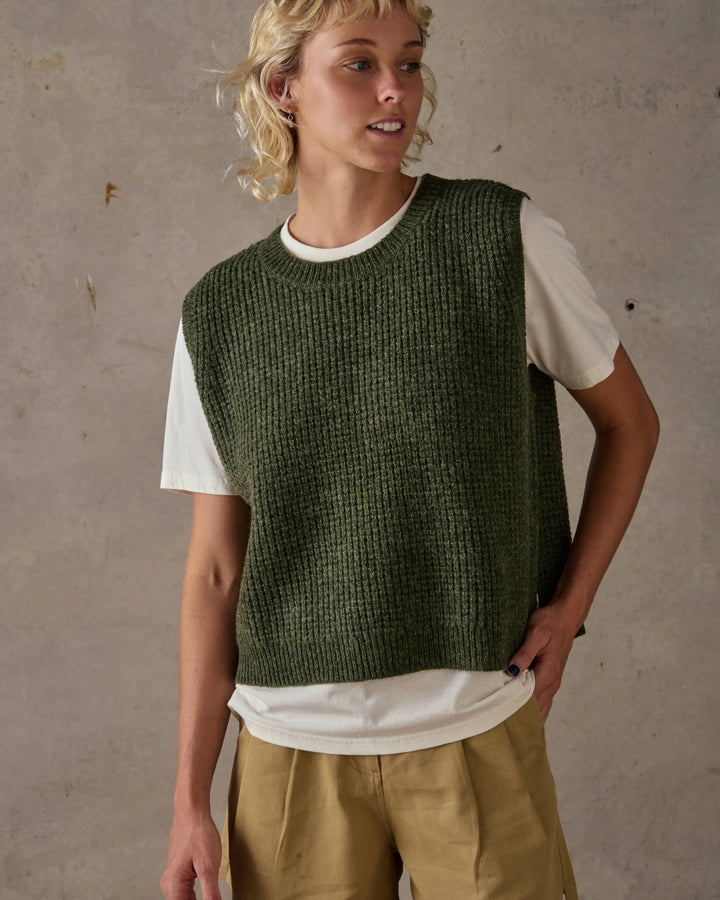 McTavish Knit Vest - Gowings Pacific Trader