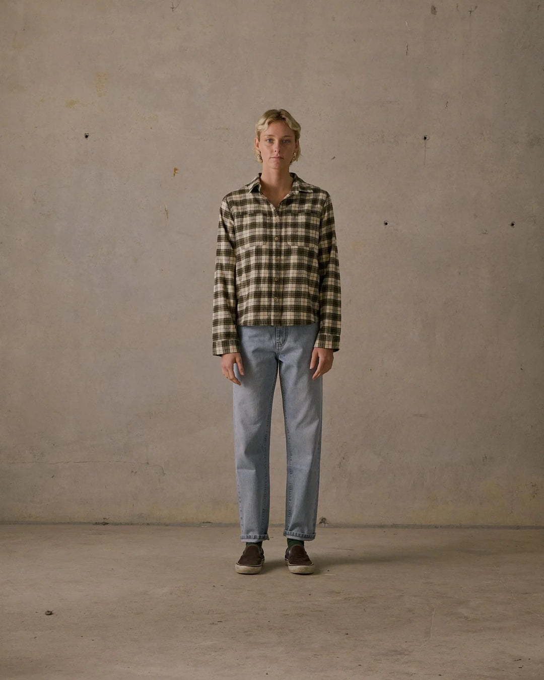 McTavish Womens House Check Flannel Shirt - Gowings Pacific Trader