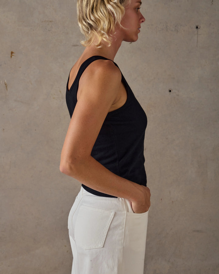 McTavish Rib Singlet - Gowings Pacific Trader