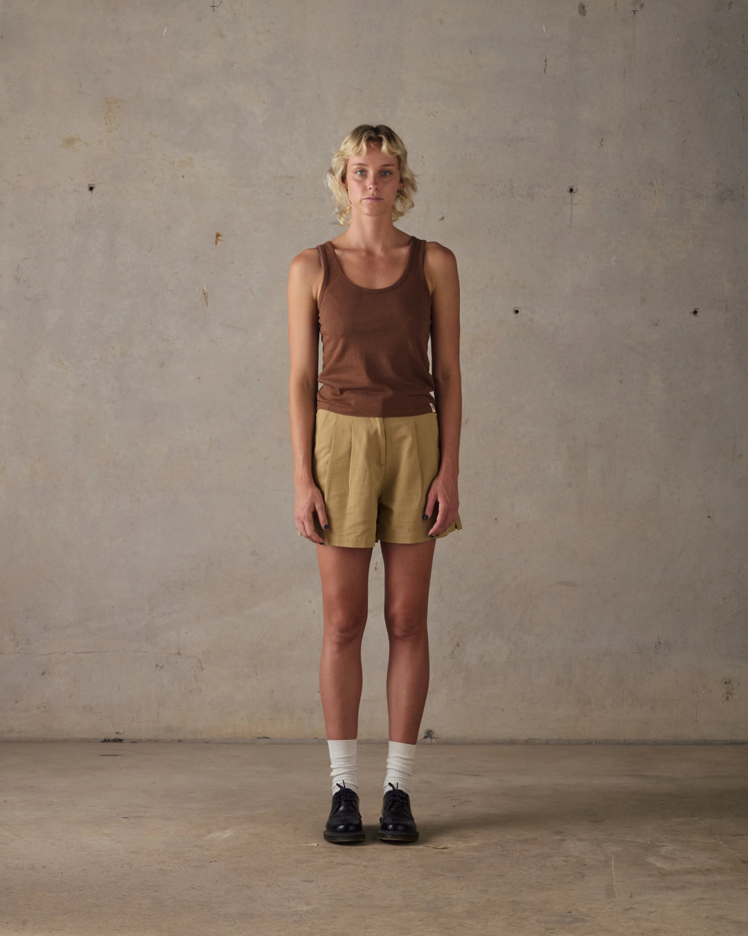 McTavish Rib Singlet - Gowings Pacific Trader