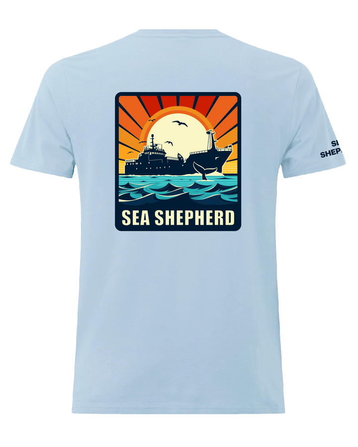 Sea Shepherd Allankay Ship Retro Unisex Tee - Gowings Pacific Trader