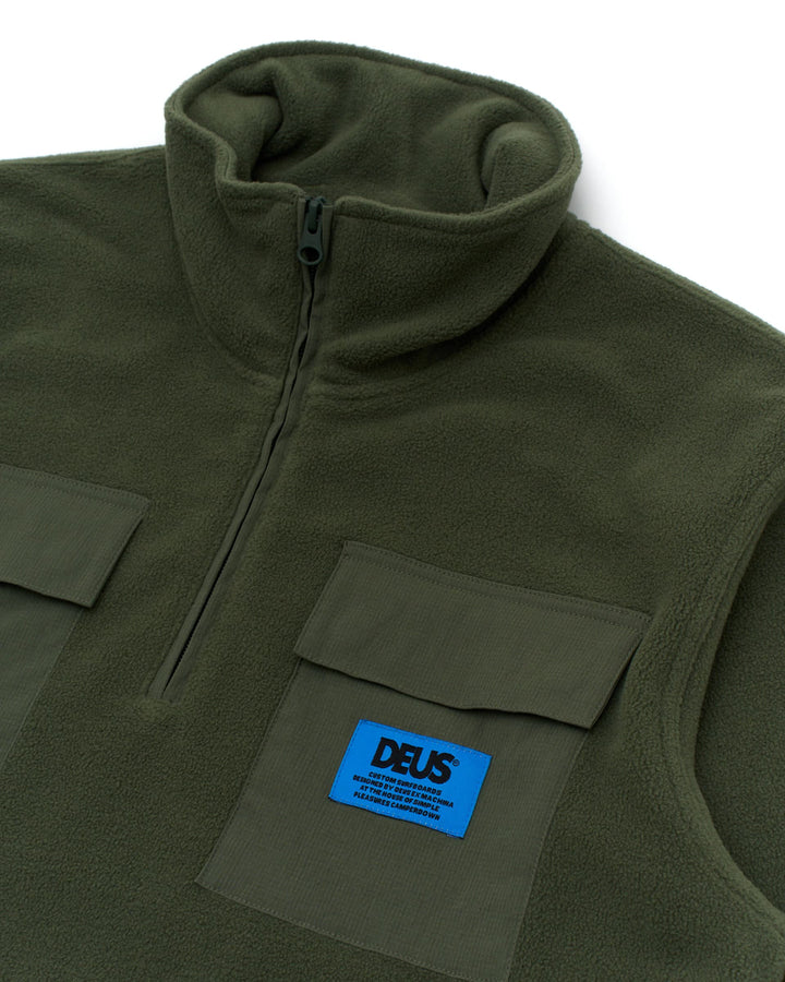 Deus Section Neck Zip Fleece
