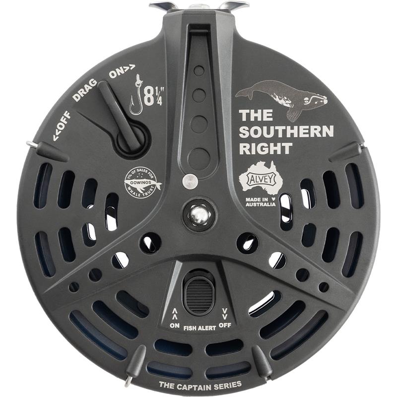 Alvey The Southern Right 8 1/4" Captain Series Reel