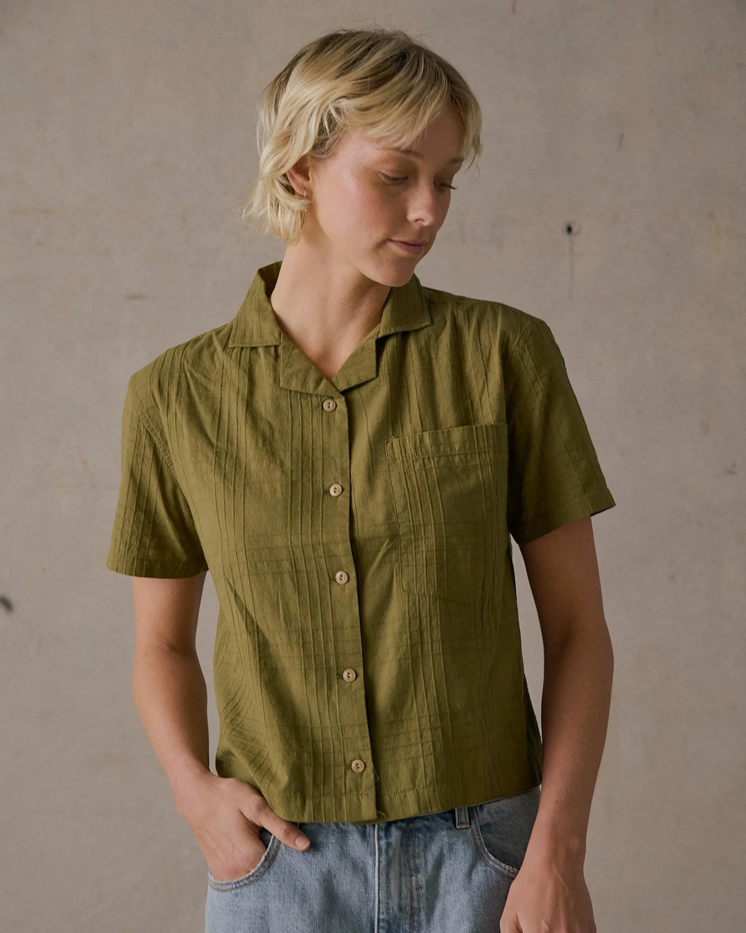 McTavish Boxy Button Up Shirt