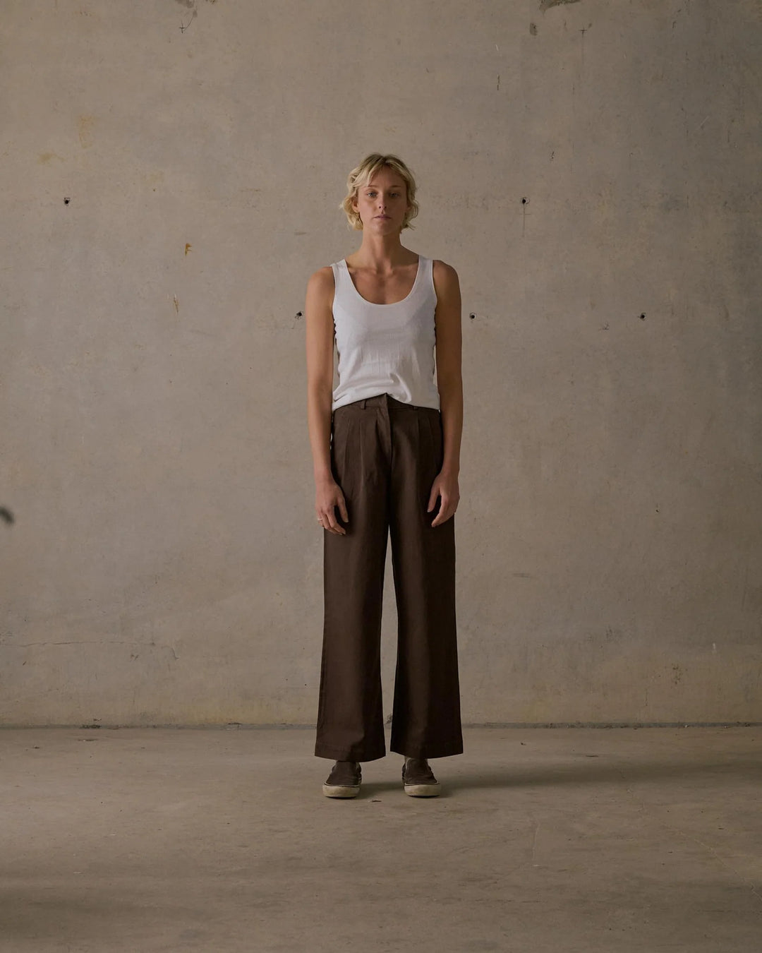 McTavish Wide Pleated Pants