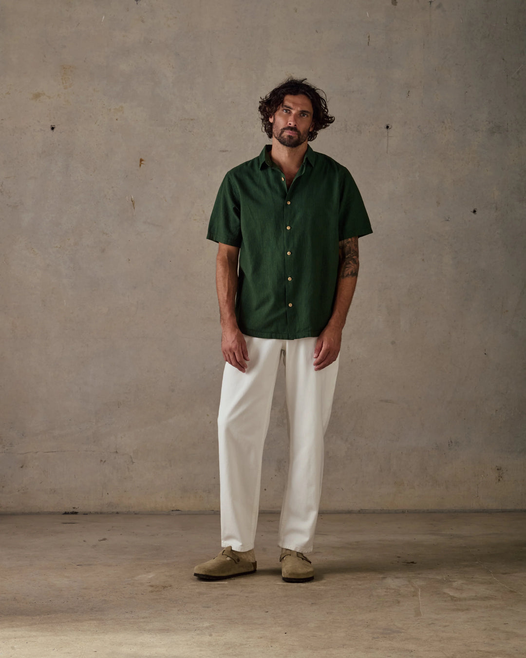 McTavish Hemp Stripe Shirt