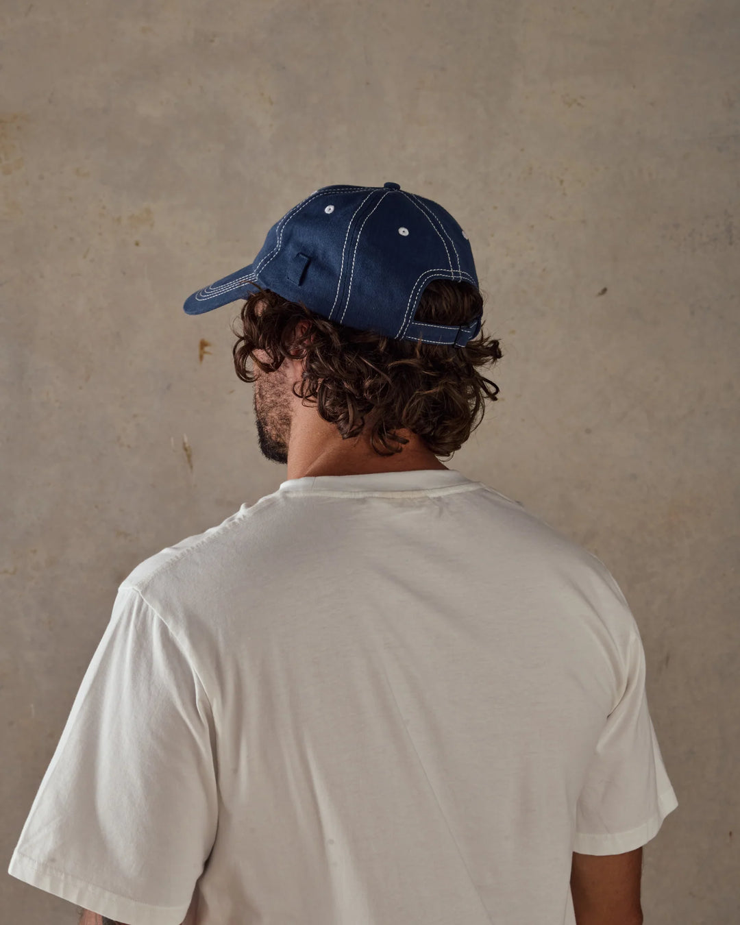McTavish Stitched Diamond Cap Dark Blue
