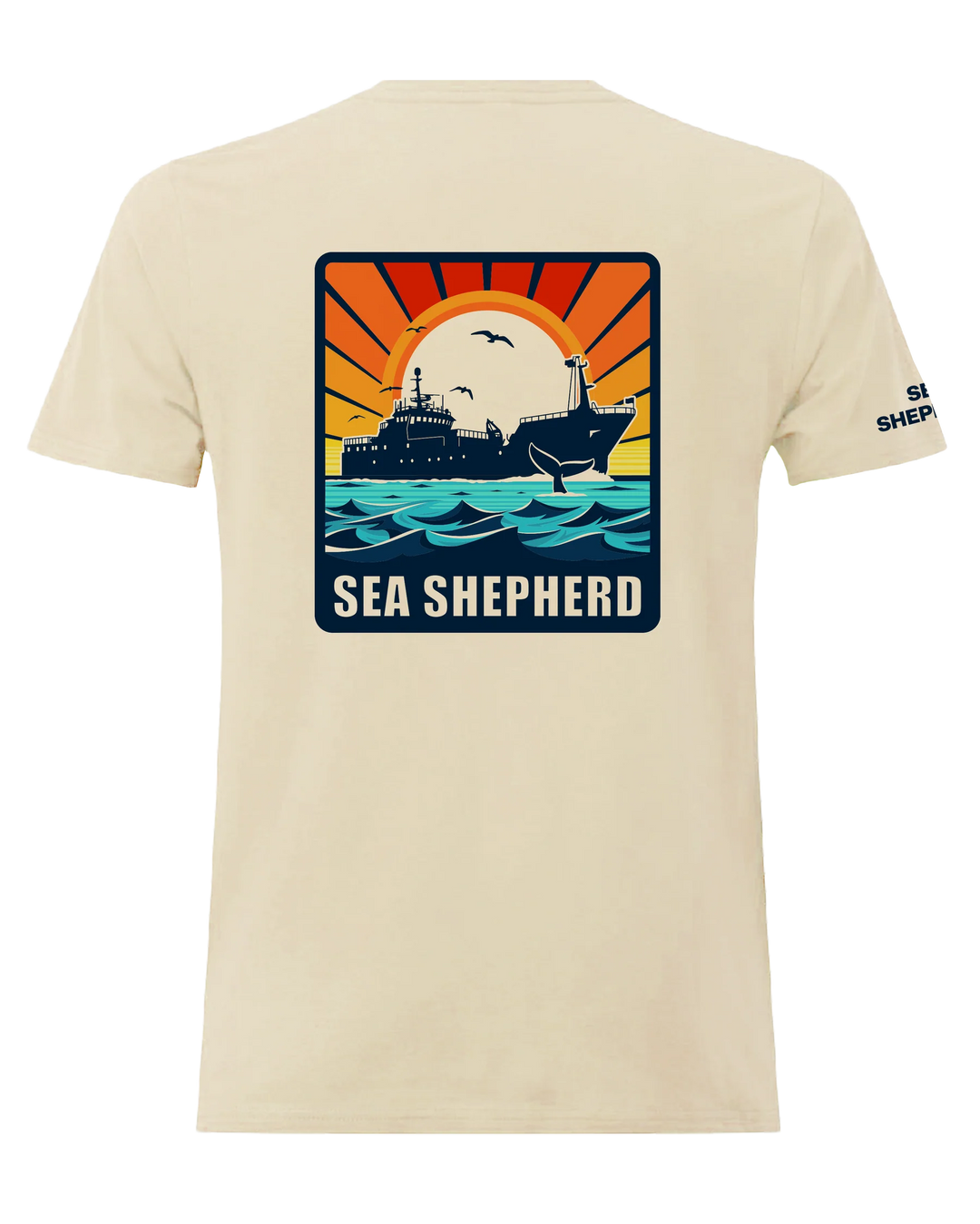Sea Shepherd Allankay Ship Retro Unisex Tee