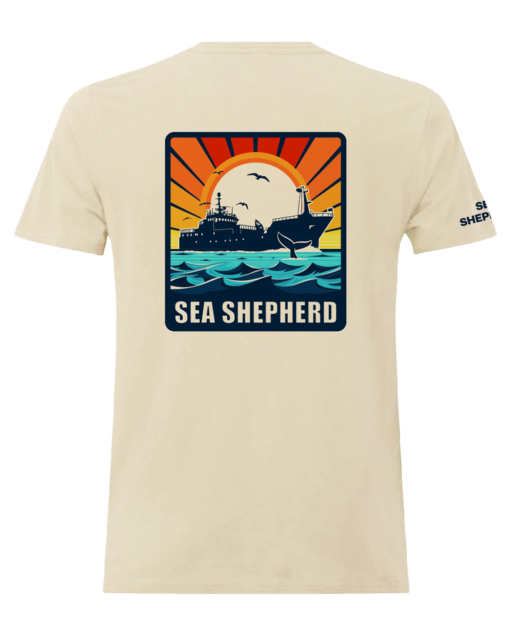 Sea Shepherd Allankay Ship Retro Unisex Tee