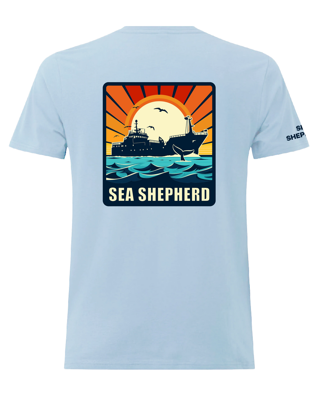 Sea Shepherd Allankay Ship Retro Unisex Tee