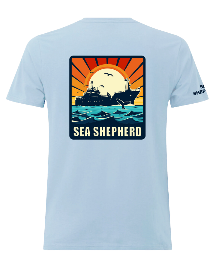 Sea Shepherd Allankay Ship Retro Unisex Tee