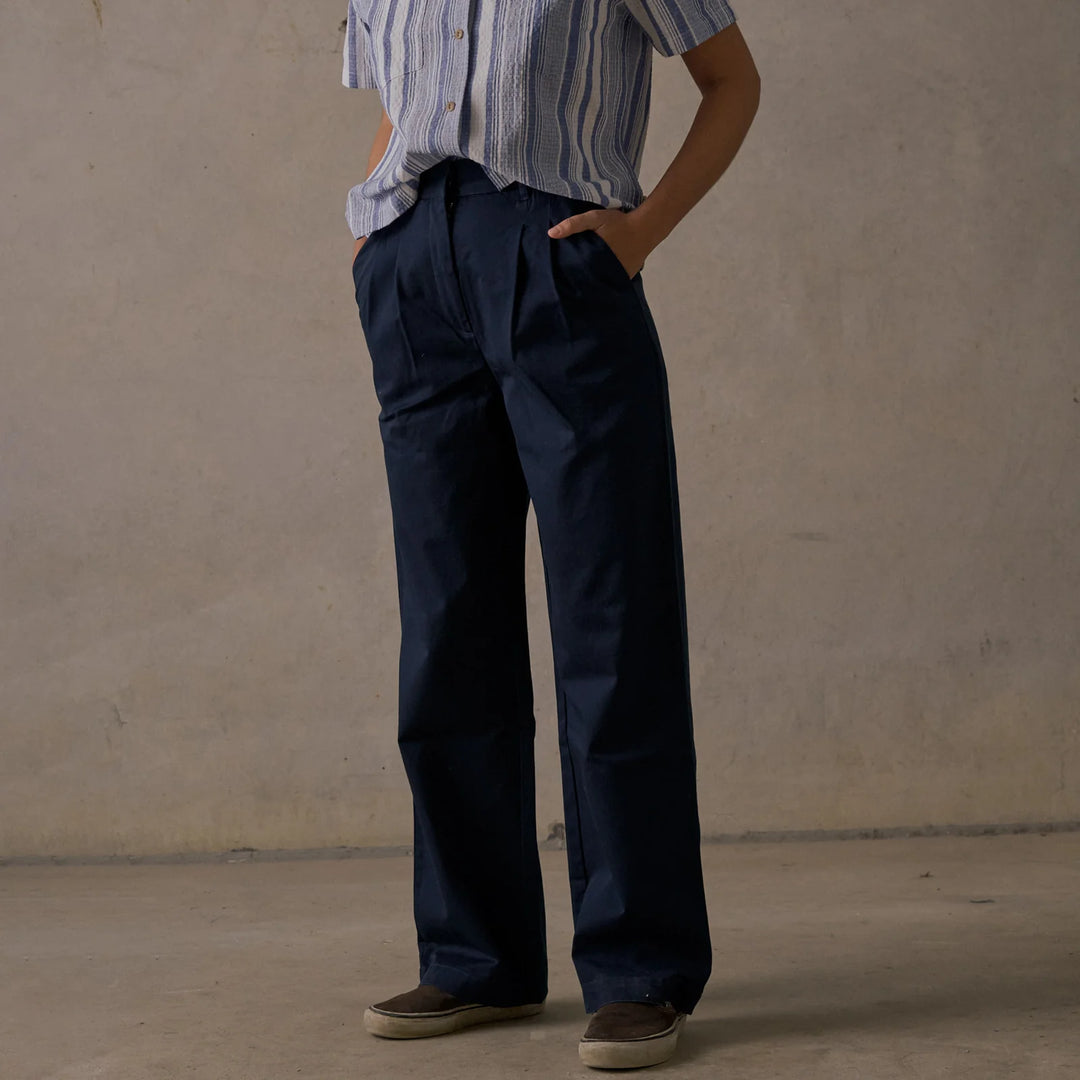 McTavish Double Pleated Twill Pants