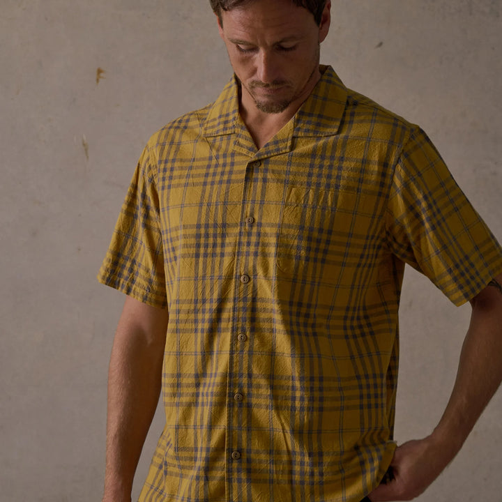 McTavish Washed Camp Collar Shirt