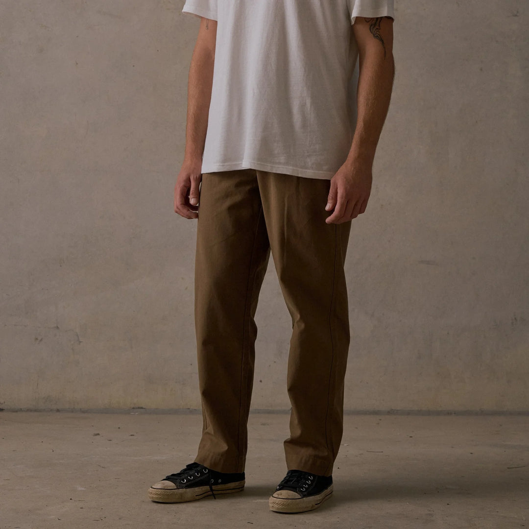 Relaxed Twill Pants