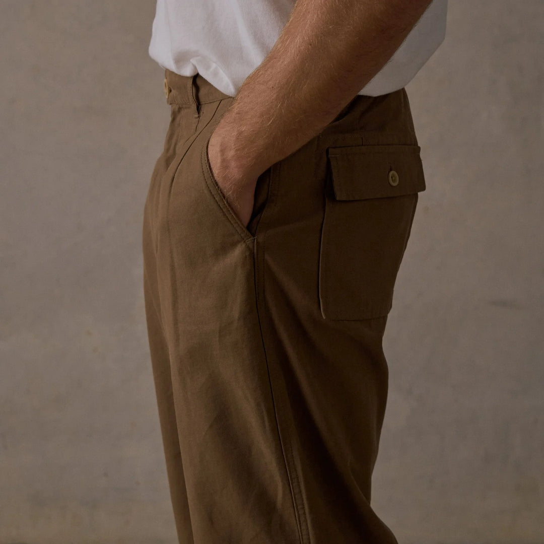 Relaxed Twill Pants