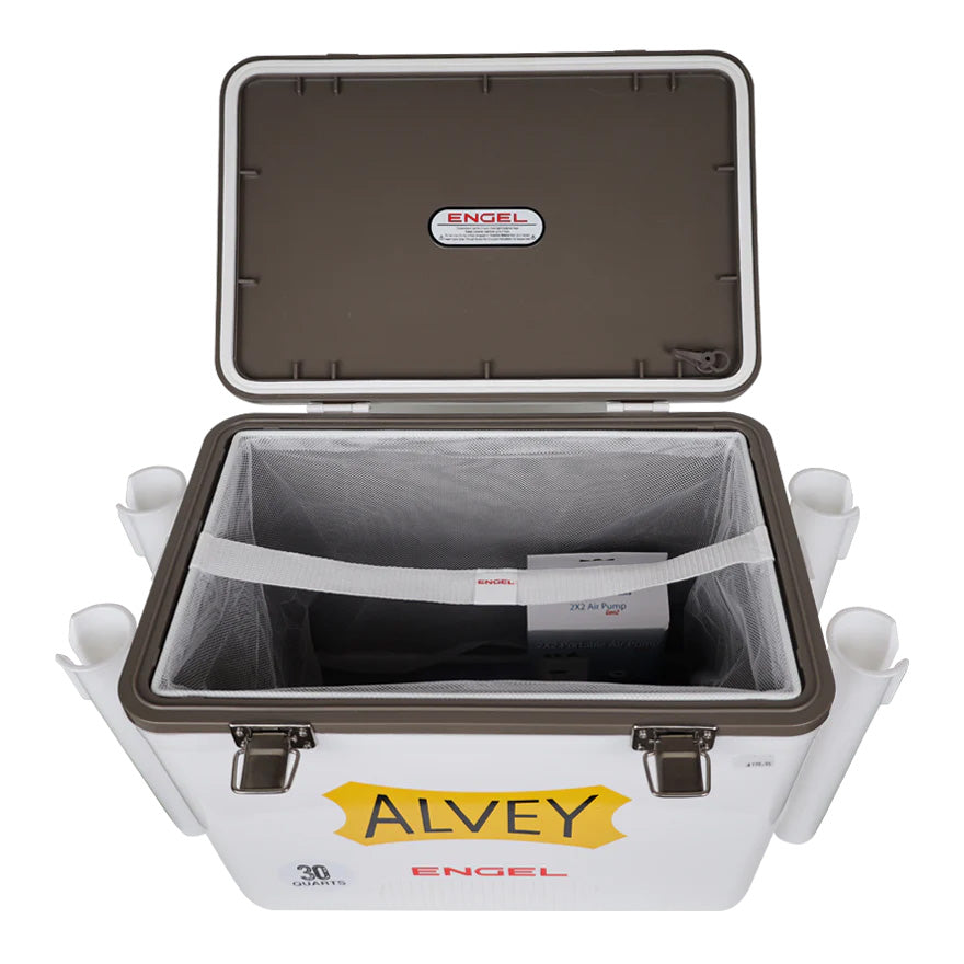 Alvey Engel Cooler Box Live Bait Tank