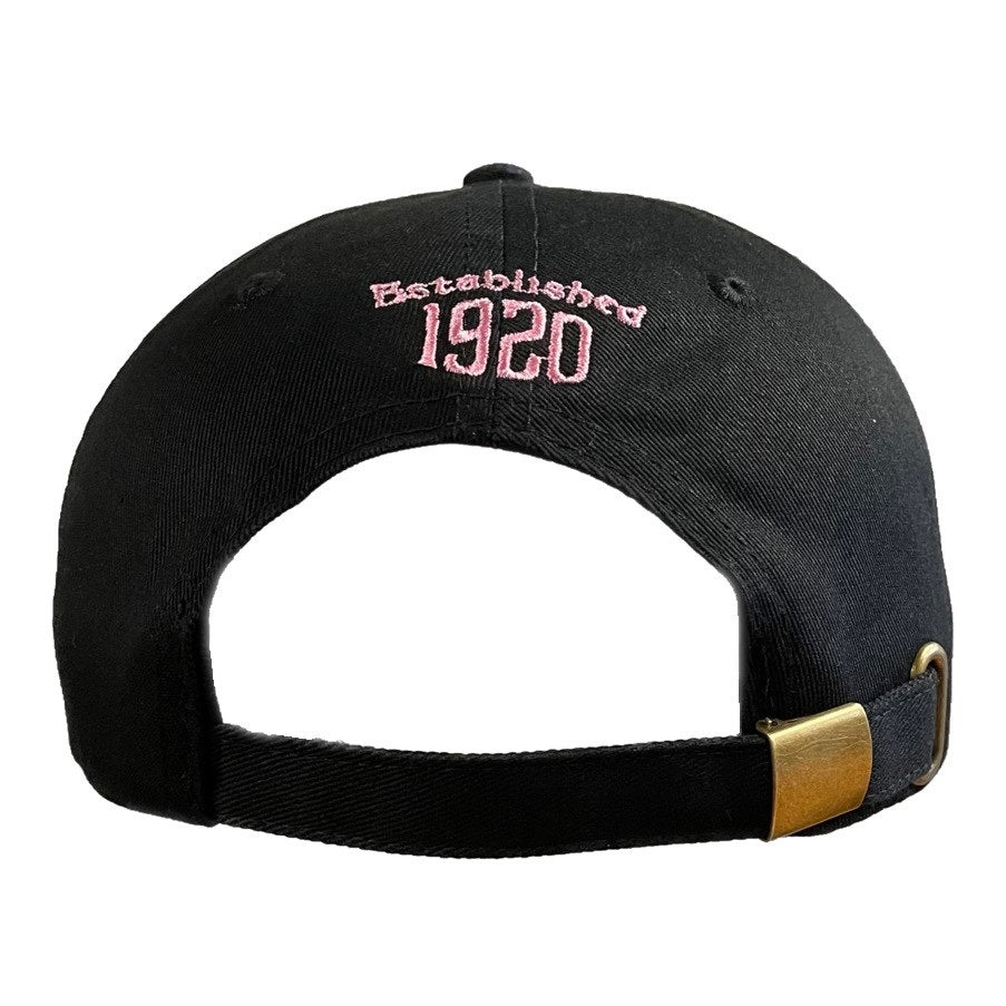 Alvey Heritage Icon Cap - Black/Dusty Pink