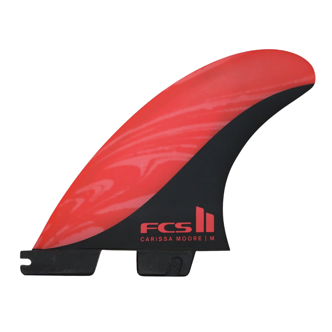 FCS II Carissa Moore PC Tri Fins Set - Watermelon