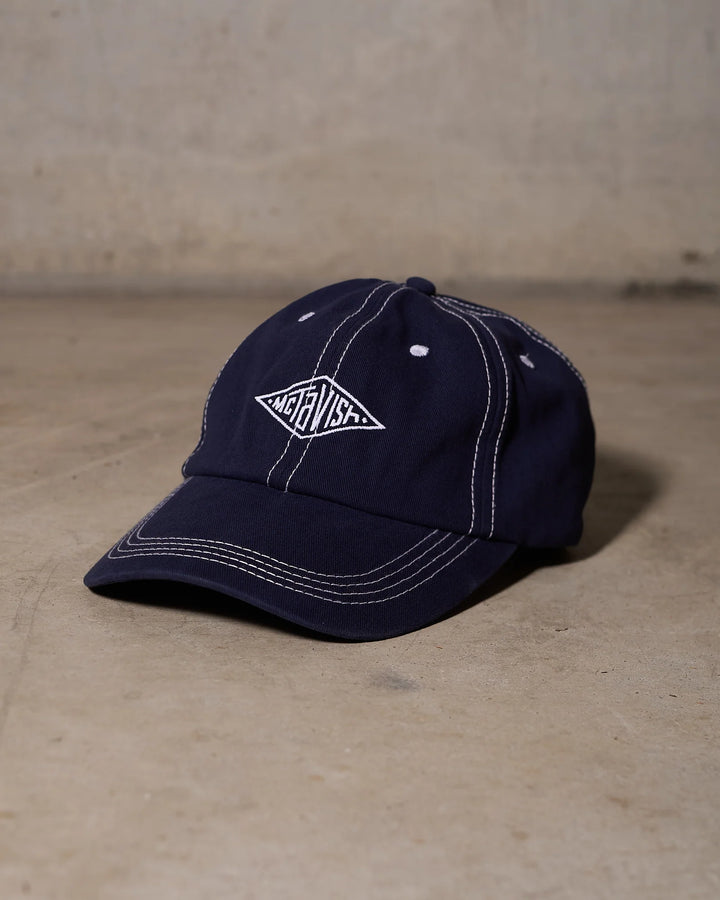 McTavish Stitched Diamond Cap Dark Blue
