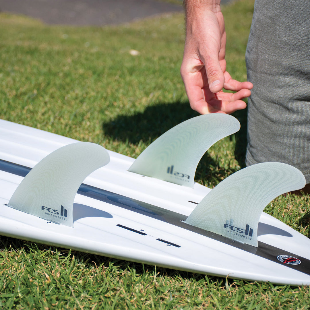 FCS II Mid Carver 2 + 1 Fin Set