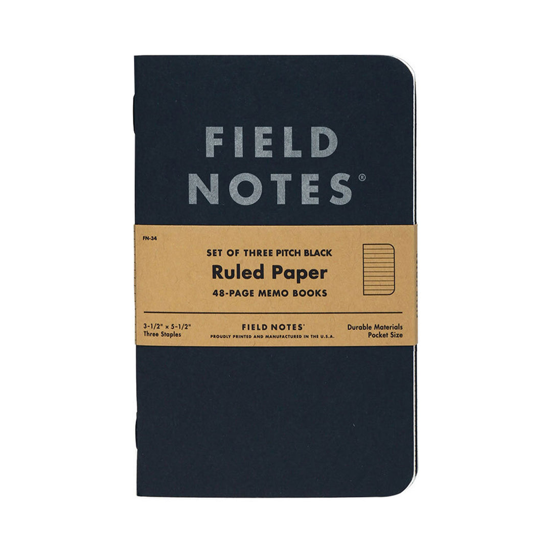 Field Notes Pitch Black Memo Book