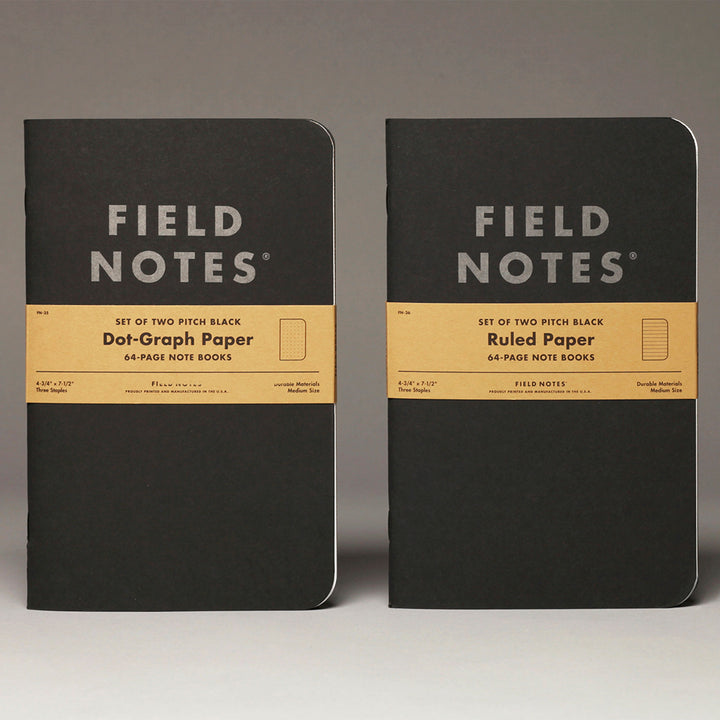 Field Notes Pitch Black Note Book