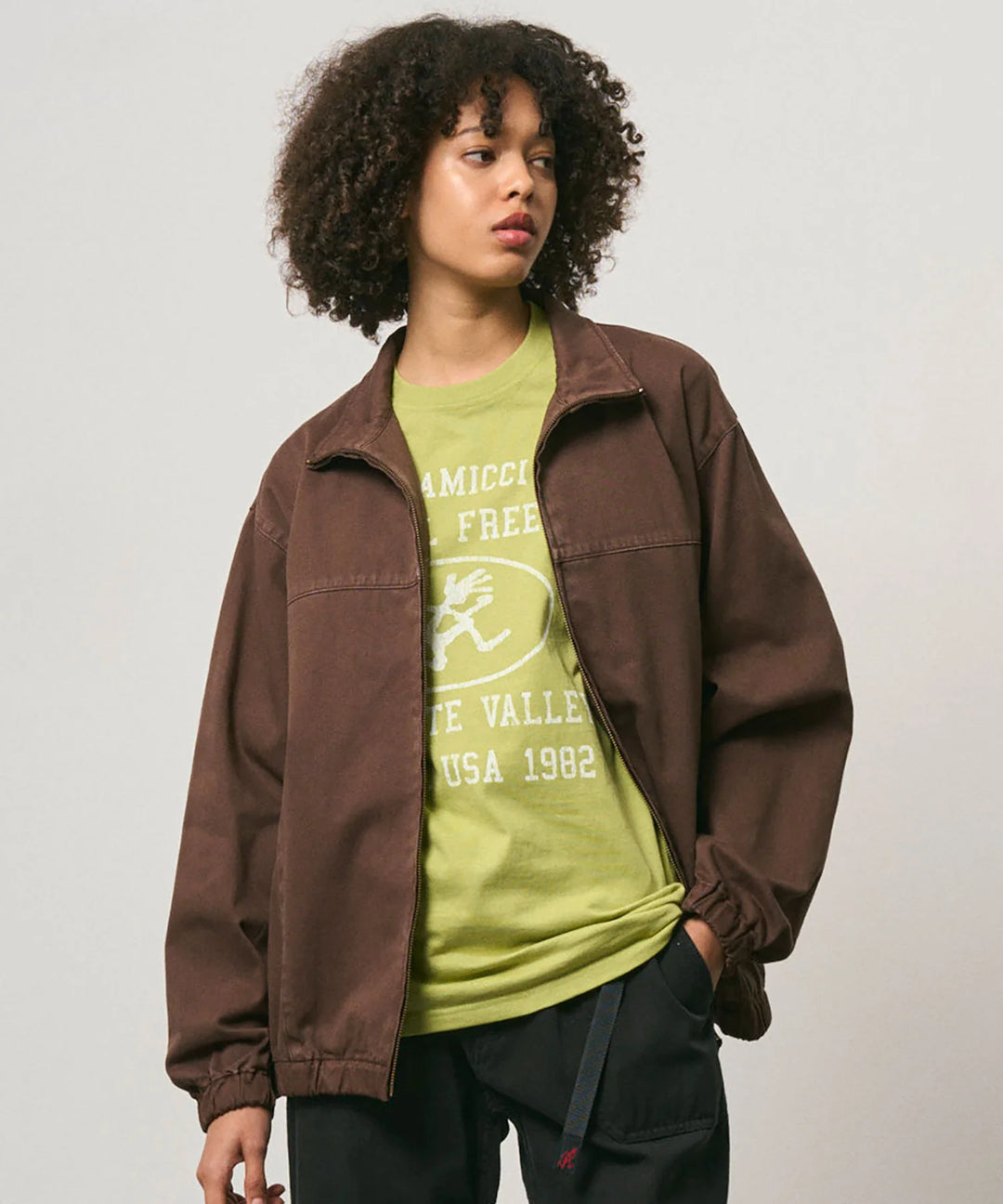 Twill-Around Jacket - Brown Pigment