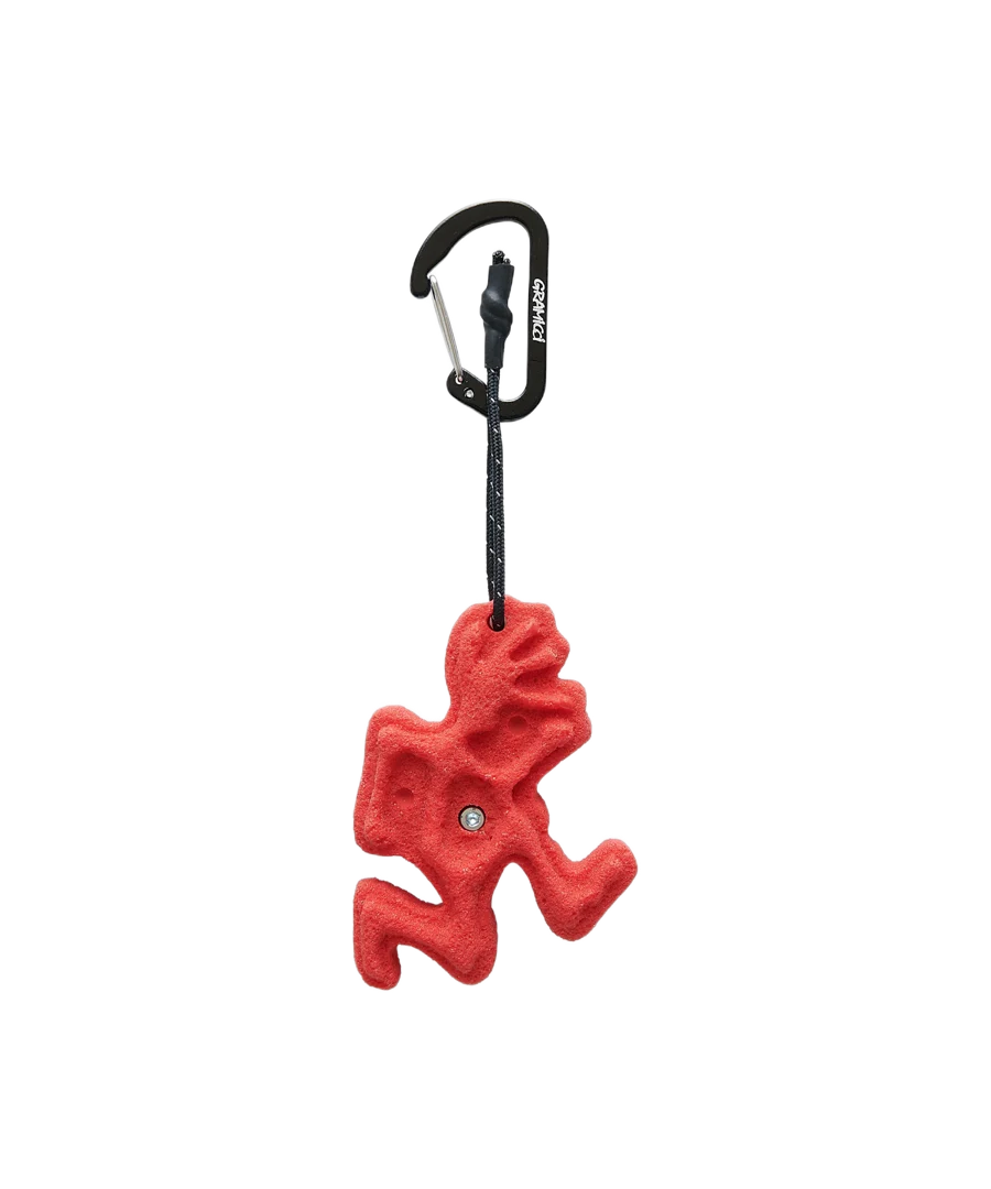 Running Man Climbing Key Chain - Gramicci Red