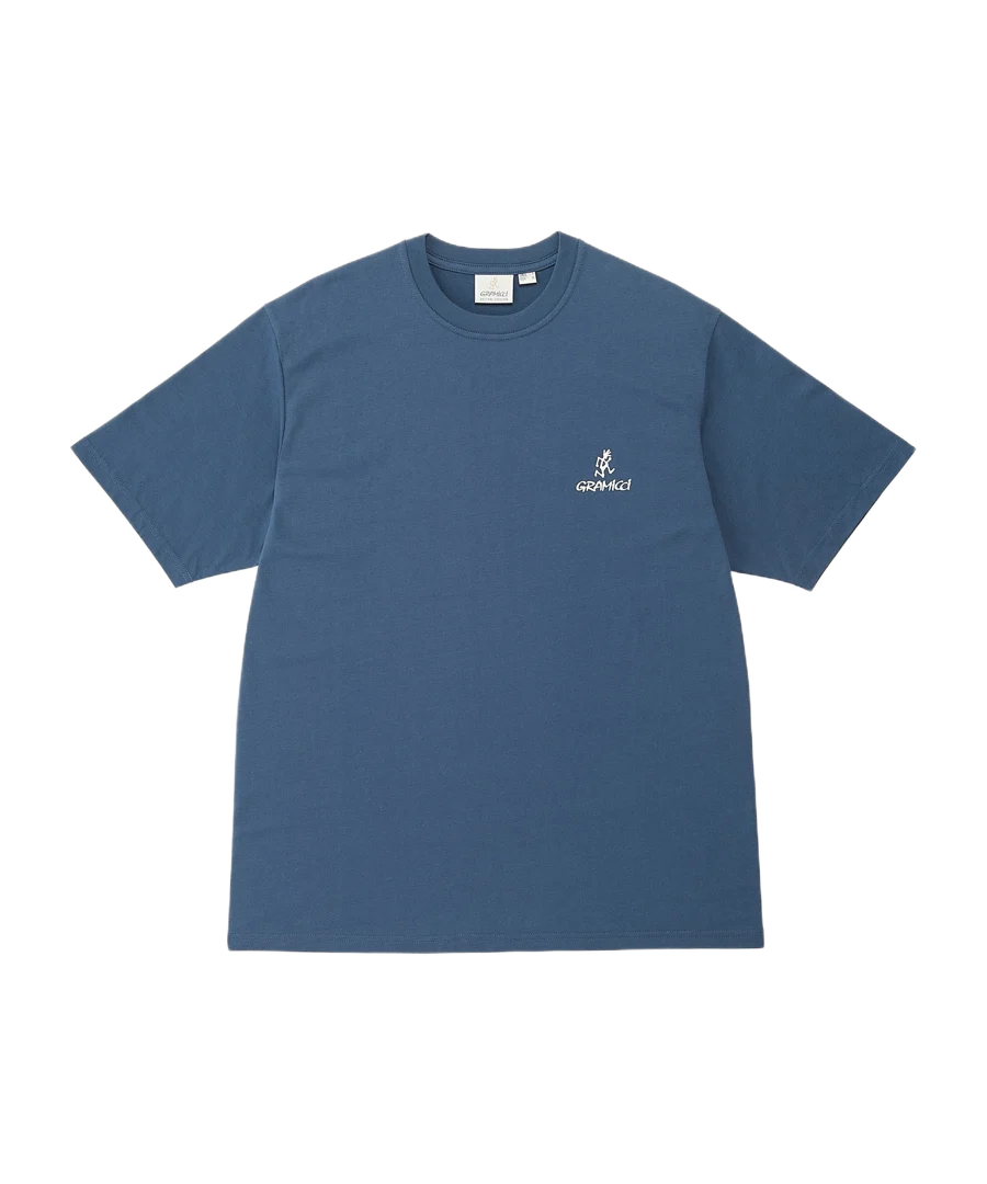 One Point Logo Tee - Dusky Blue
