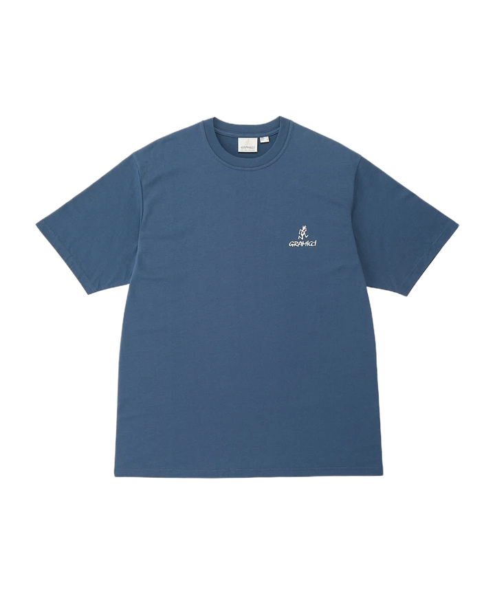One Point Logo Tee - Dusky Blue