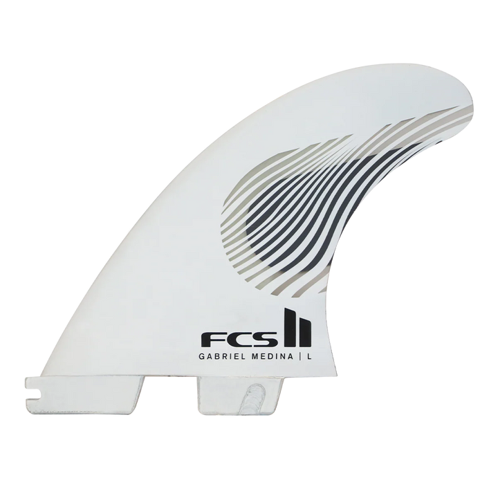 FCS II Gabriel Medina PC Tri Fins Black/ White