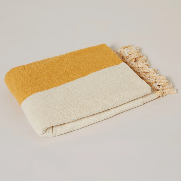 Mayde Adventure Towel Mustard