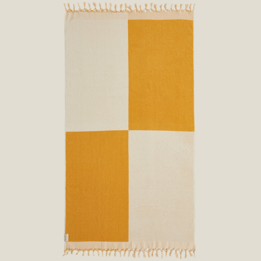 Mayde Adventure Towel Mustard