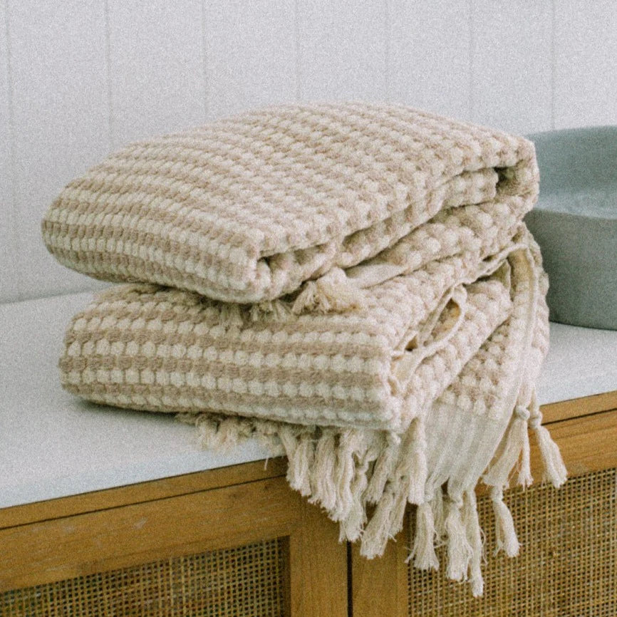 Mayde Crescent Towel Sand