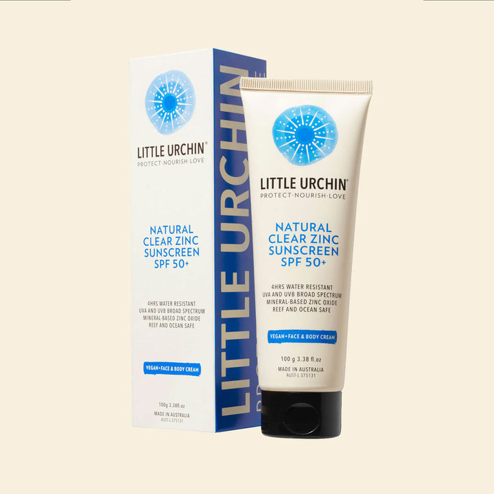 Little Urchin Natural Clear Zinc Sunscreen SPF50+