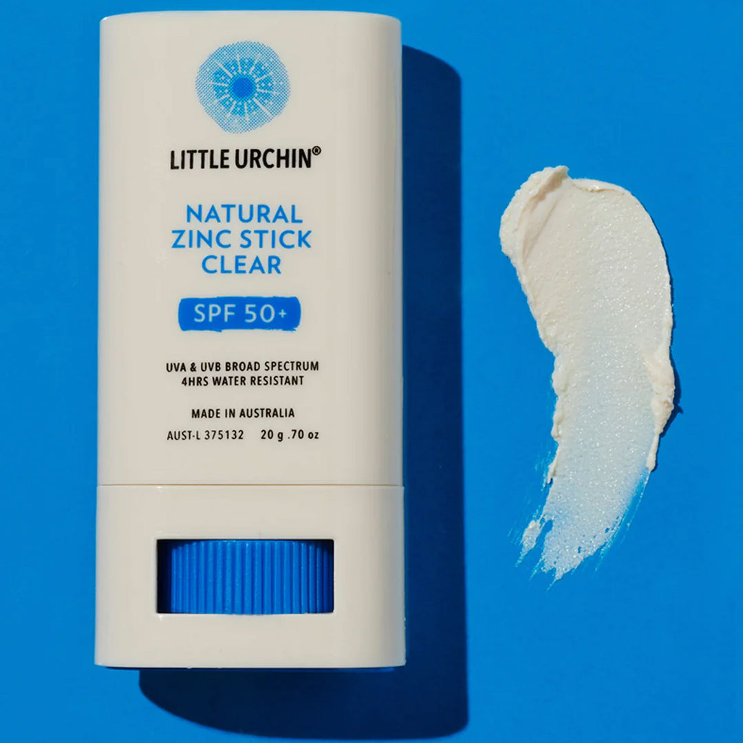 Little Urchin Natural Zinc Stick Clear SPF50+