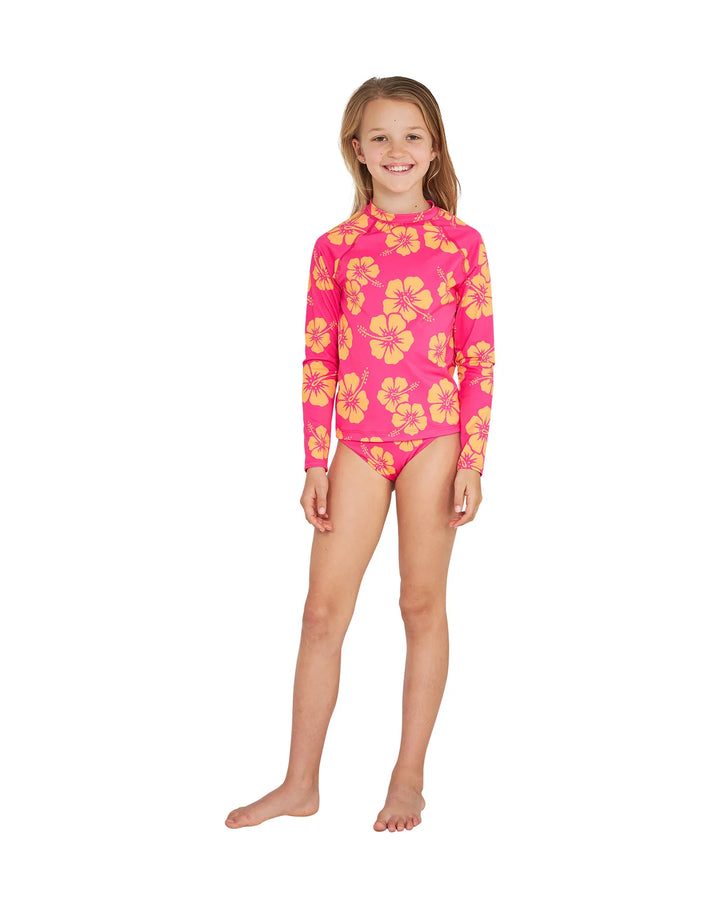 Okanui Girls Long Sleeve Rashie